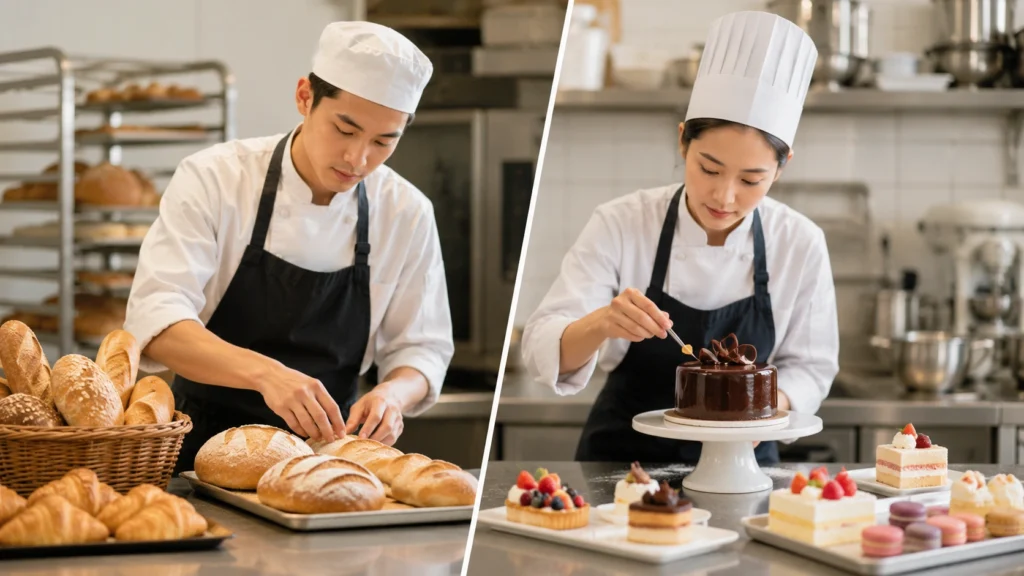 Perbedaan Commis Bakery dan Commis Pastry