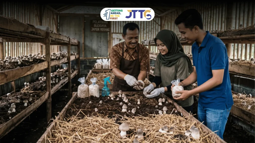 Pelatihan Budidaya Jamur Merang – Cuan Mendadak
