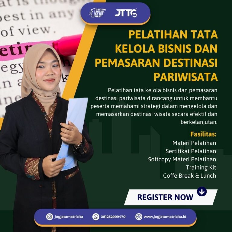 Pelatihan Tata Kelola Bisnis dan Pemasaran Destinasi Pariwisata - Jogja ...