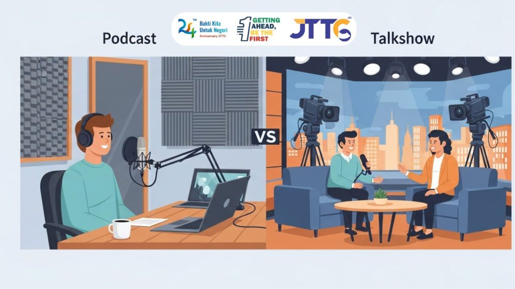 Perbedaan Podcast dan Talkshow yang Jarang Dibahas